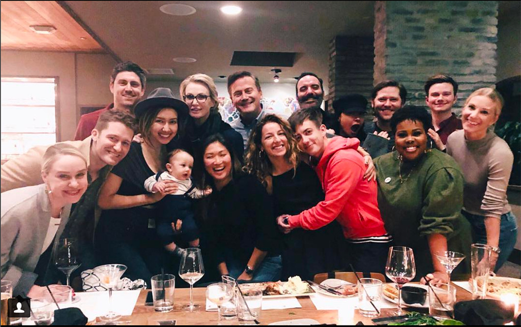 Glee Cast Reunites And Meets Matthew Morrison S Baby E Online Uk